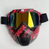 Windproof Outdoor Mask Glasses Men Off-road HD Lens MX MTB ATV Anti-Fog Full Face Protection Tactical Helmet Mask Adjustable