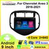 For Chevrolet Aveo 3 2016-2021 Navigation GPS Android Car Radio  Multimedia Player Stereo wifi+4G Carplay Auto Video