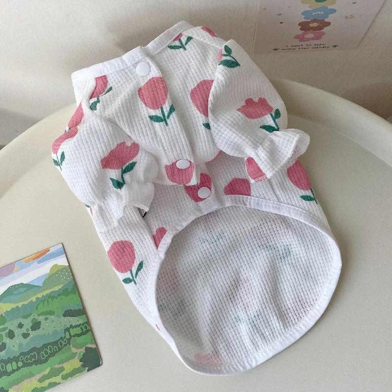 

Весенне-летняя футболка для собаки, кошки, щенка, одежда для маленькой собаки, костюм, наряд, одежда для йоркширского терьера, померанского шпица, мальтийской болонки, пуделя, бишона, шнауцера XS（old） белый