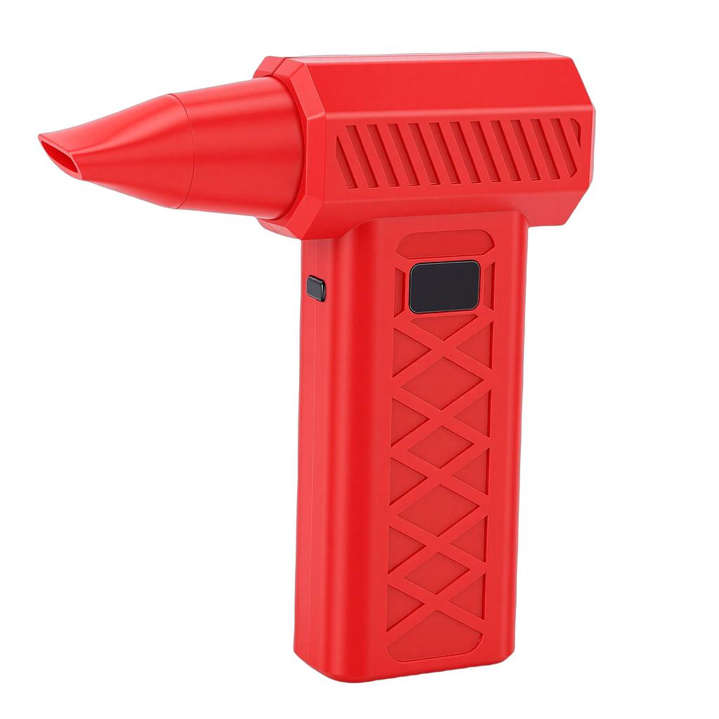 Duster LED Digital Display High Power High Speed Portable Electric   Blower Duster with Emergency Light for Outdoor Travel