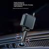 180W 5 IN 1 Retractable Car Charger - Bluetooth Fast Charge Cord. Type C Cable for iPhone Mobile Phones. Cigarette Lighter Adapt