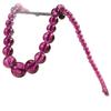 Versatile Faux Amethyst Purple Glass Bead Necklace - Elegant Gift for Mom
