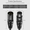 3-Pin XLR Male to Female Balanced Microphone Premium Audio Cable Mic Cord 1.8m