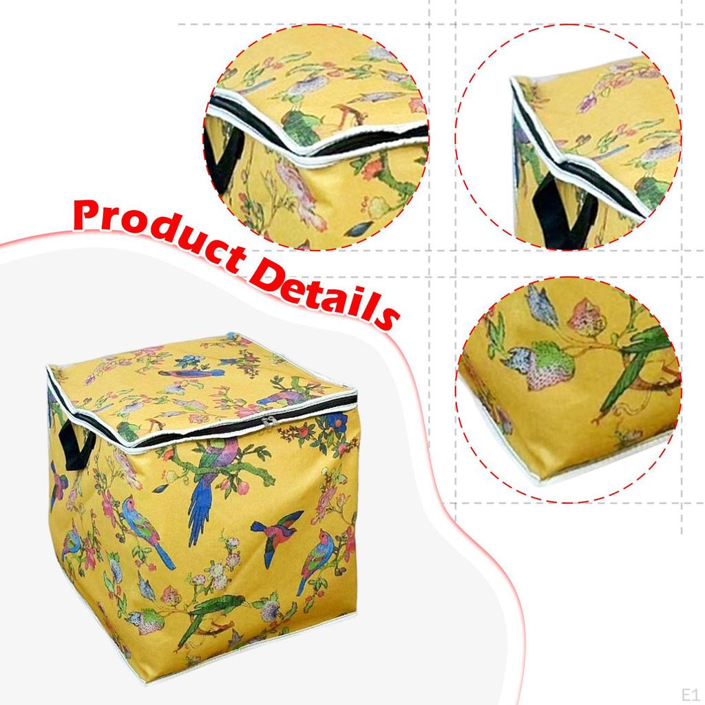 100L Storage Bin for Quilts Waterproof Container Home Office Clothing