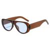 Trendy Big Frame Polarized Sunglasses With Ac Lenses For Travel And Parties