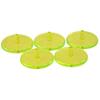50Pcs Golf Balls Mark Position Markers Mixed Colors Clear Plastic Golf Balls Marker Flat Round Golf Balls Markers Enduring