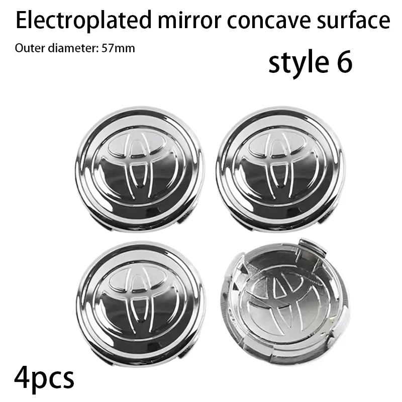 

4pcs 62mm Hub center cover for toyota Corolla Camry hilux CHR RAV4 Prado Prius yaris Tacoma Lande Kuluze Highlander Reiz Vios 4pcs 62mm