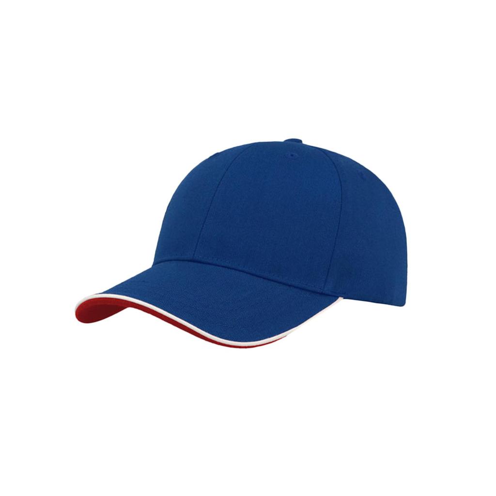 Atlantis Zoom Piping Sandwich Sports 6 Panel Contrast Baseball Cap