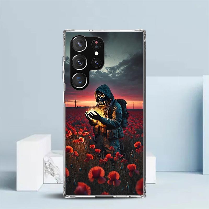 

Game S-Stalker Soft Cover for Samsung Galaxy S25 Edge S26 S24 S23 Ultra Phone Case S22 S21 Plus S20 FE Print Pattern Shell Galax Samsung S21