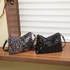 Fashion Versatile Sequined Shoulder Bag Luxury Shiny Women's Handbag Large Capacity Underarm Bag for Women