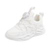Rotating Button Girls Shoes 2025 Spring New Children's Sports Autumn Girls Little White Shoes Daddy Soft Bottom Tide
