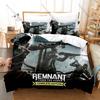 Remnant From the Ashes Pattern Duvet Cover + 2 Pillowcases, Stylish Soft Bed Linens for Game Lovers