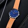 Casio STANDARD Series Ins Style Internet Celebrity Fashion Business Casual Classic Pointer Blue Dial Waterproof Quartz Movement Leather MTP-VT01L-2B2