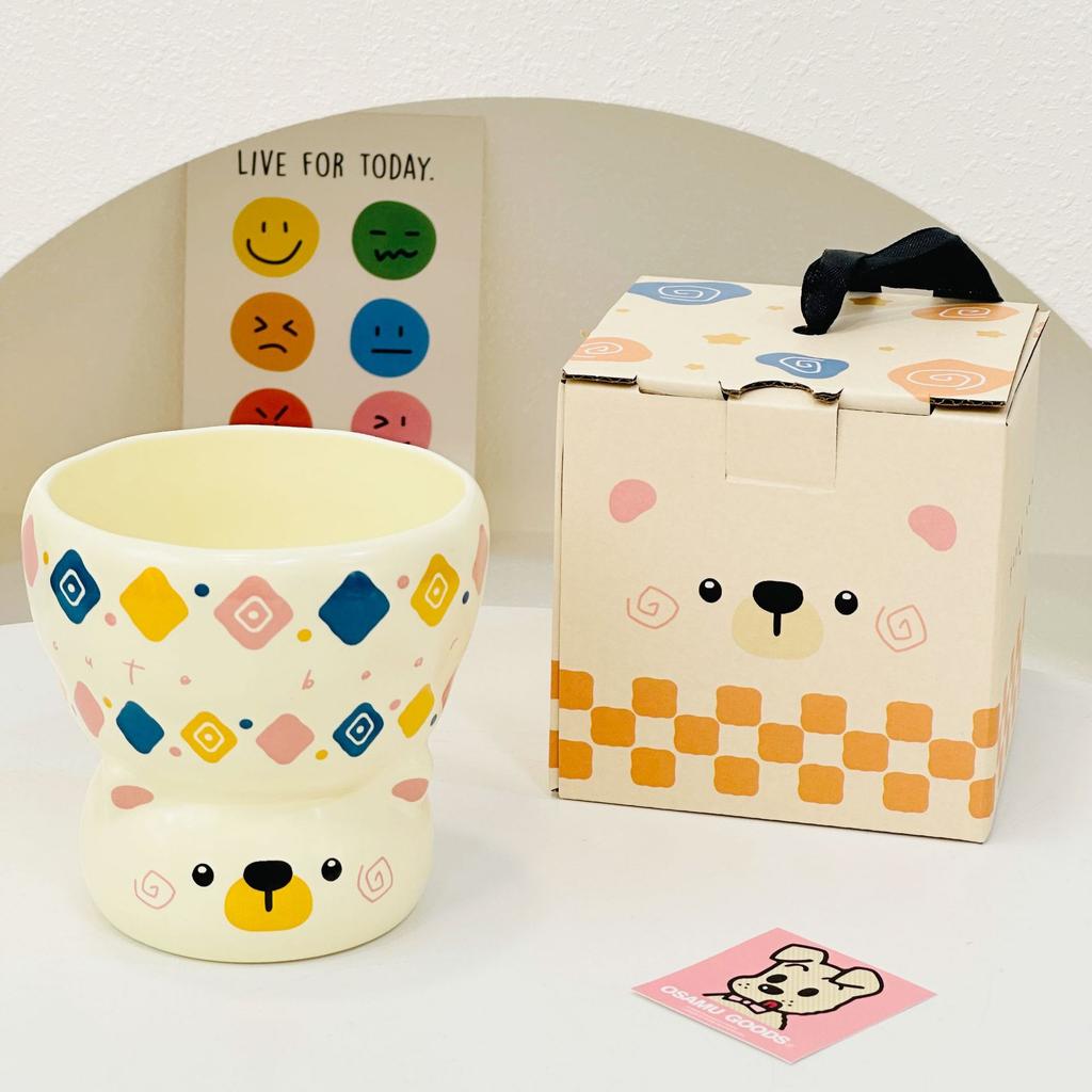 Creative and Personalized Small Animal Shape Single Cup High Temperature Resistance Ceramic Cup Office Drinking Cup Girl Cartoon Cute Cup