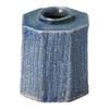 Marui Pottery Shigaraki Ware Hechimon Ceramic Flower Square Bottle White Blue Made In Vase, Vase, Mini, Approx. 6cm, Shape, Brushstroke, Glaze, Japan,