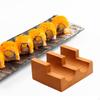 Wood Sushi Holder Display Stand Hand Roll Serving Tray for Party Supplies