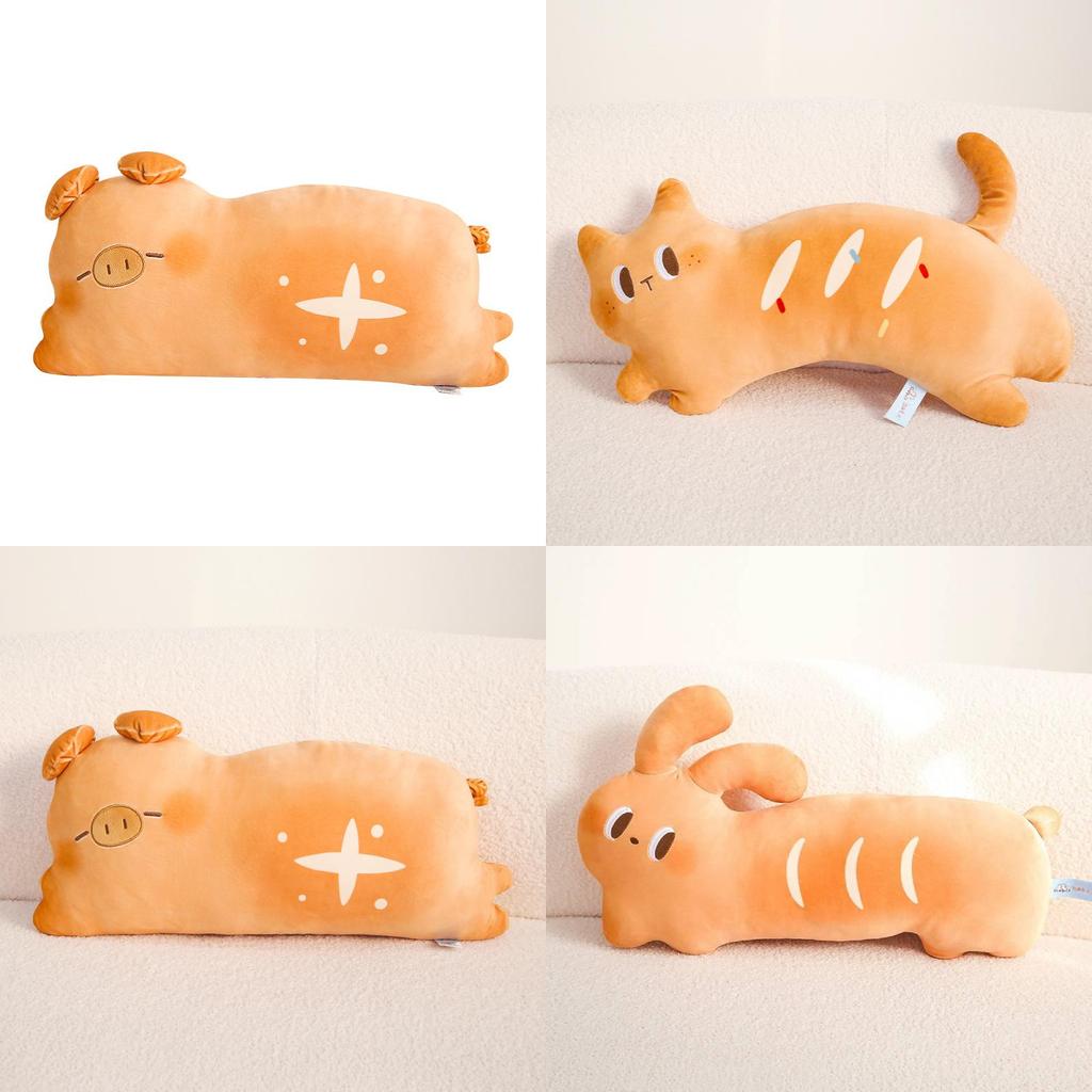 Cat Plush Pillow With Soft Polyester Filling For Sleep And Comfort