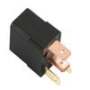 Svart Tilbehør 12VDC 4-pins Relé Resistent Mikro-ISO Relé for CM1A-R-12V-H91