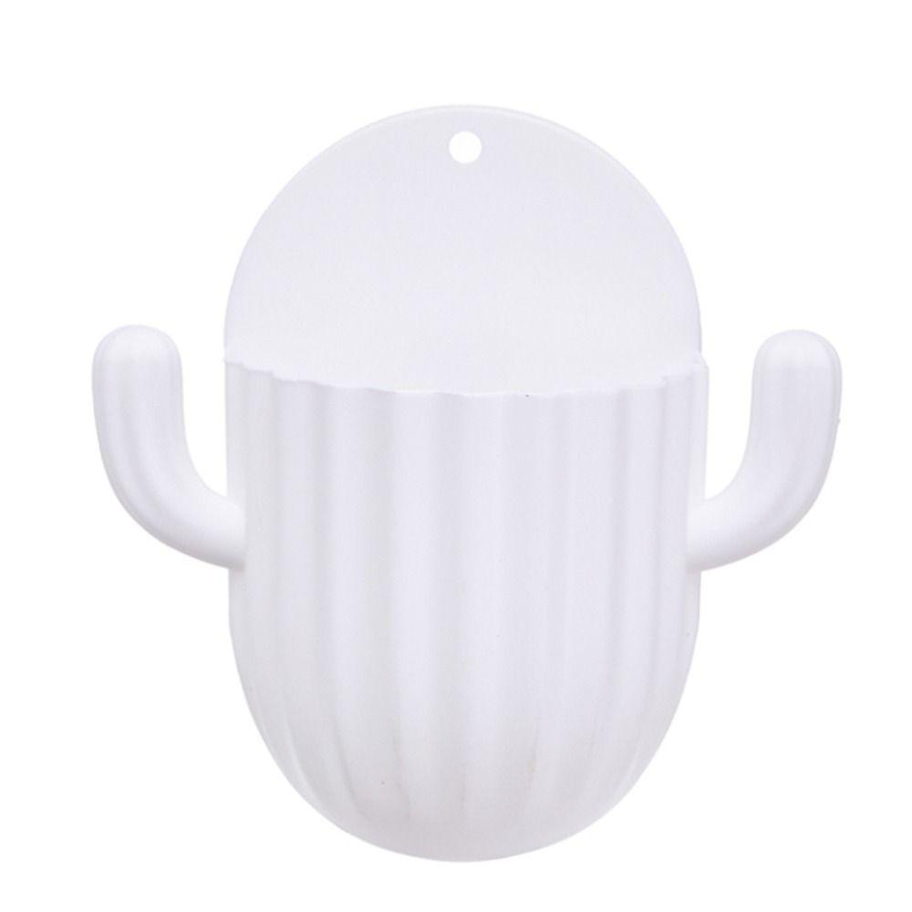 Vanity Brush Comb Self-adhesive Razor Storage Bucket Toothbrush Holder Pen Container Storage Rack