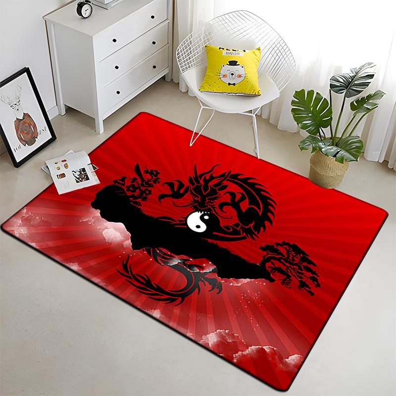 Chinese Five Elements Tai Chi Eight Diagrams Carpet Living Room Children's Carpet Home Decor Carpet Door Mat Rugs for Bedroom