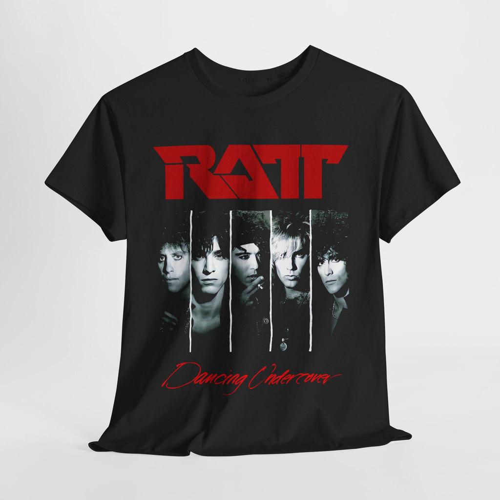 ZX Summer Hot Sale Rat Band Album Cover Tshirt Vintage Rock Graphic Tee Mens Round Neck Short Sleeve Tshirt