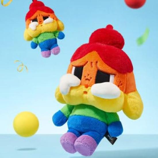 POP MART CRYBABY CHEER UP, BABY! Plush (POP MART / Rainbow Design / Gift & Collection)