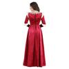 New Halloween Red Queen King Costume Vintage Lace Patchwork Lace Court Dress Dress