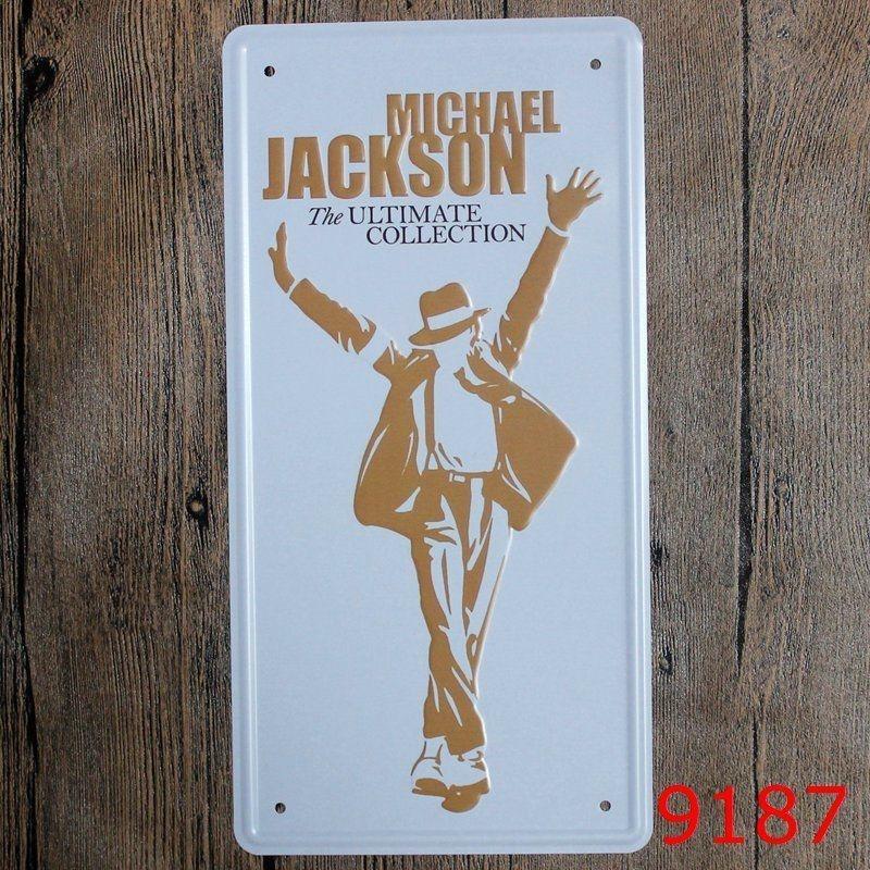 Metal Tin Sign Michael jackson Decor Bar Pub Home Vintage Retro Poster Cafe ART