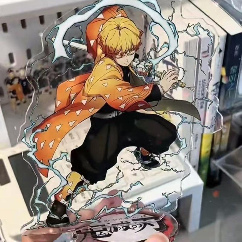 New Demon Slayer Kimetsu No Yaiba Acrylic Stand Anime Character Desktop Ornaments Cartoon Collectible Decor Fans Gift