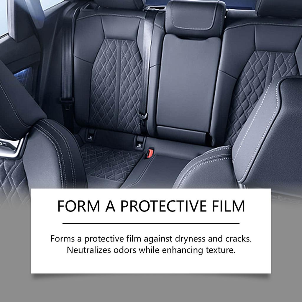 Lederpflegecreme, Autositzpflege, Geruchsneutralisierer, Wasserdichte Pflegecreme, Autoinnenreinigung, Multifunktionales Pflegewachs