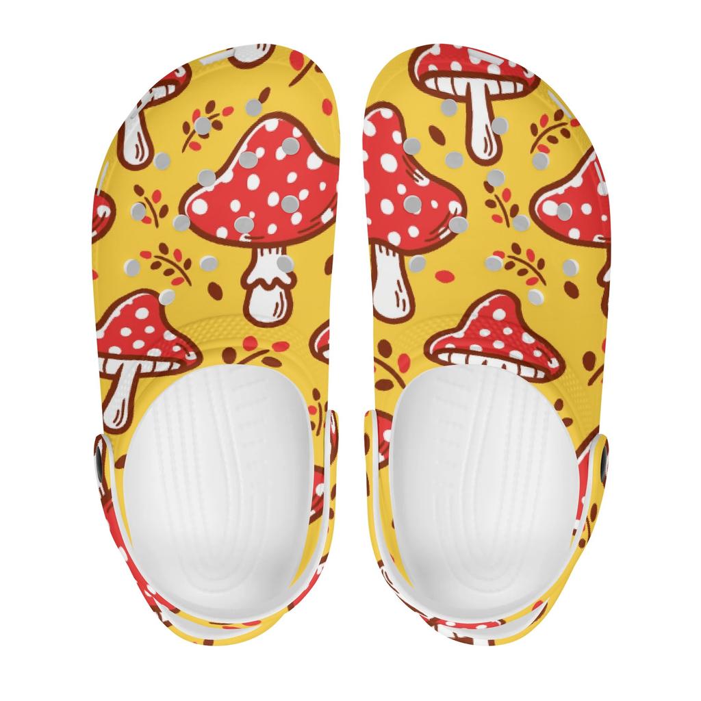 Pattern Printed EVA Clogs Adult Unisex Ventilated Breathable Slip On Casual Shoes Soft Sole Summer Sandals Daily Comfort