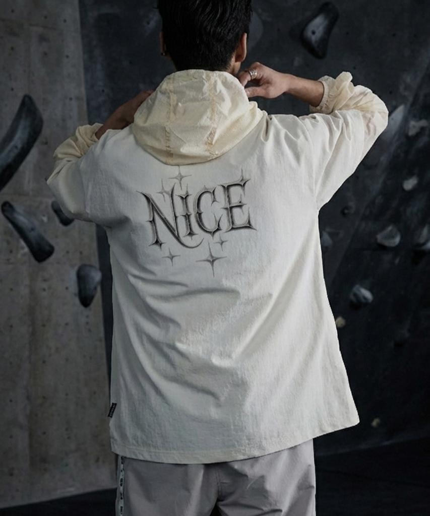 Keuleogsi Nice Print Drop Shoulder T-Shirt Putty Beige