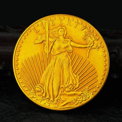 Saint Gaudens, USA, $20, Dubbelörn Guldmynt, Antikt Jubileumsmynt, Hantverk, Samling