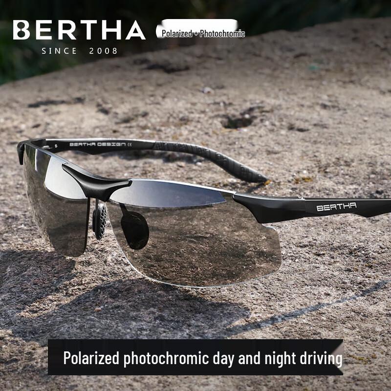 Bertha Men s Polarized Photochromic Driving Sunglasses