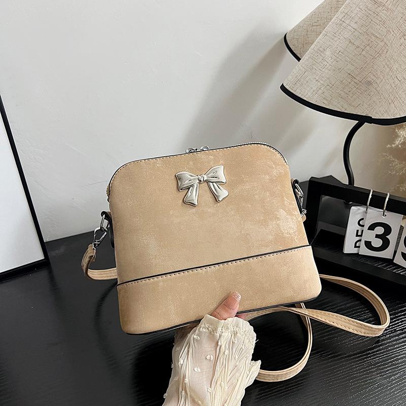 

Темперамент, простий і модний корейський варіант, сумка з бантом, 2024, весна та літо, новий однотонний месенджер, маленька квадратна сумка, жіноча сумка хакі