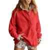 YYFS Women's Fashion Casual Solid Color Print Spring Fall Long Sleeve POLO Neck Pullovers & Long Sleeves