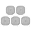 3/5/10Pcs Floor Drain Mat Easy Installation Effective Residue Filter Anti-clog Shower Drain Cover Leak-proof Drain Strainer