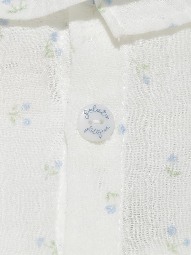 Limited edition BABY little flower pattern gauze romper PBFO252464 OWHT 70 [Gelato Pique]