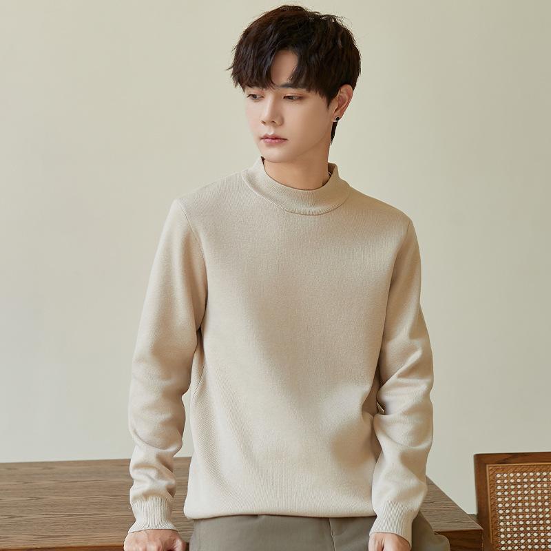 

Вязаный свитер Осенний и зимний утолщенный свитер Свитер с круглым вырезом Топ Универсальная высококачественная мужская одежда 4XL