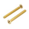 Musiclily Ultra UNC#3-48X0.78" (2.5x20mm) Stainless Steel Humbucker Pickup Mounting Screws for Fender USA and MIM Electric Guitars, Gold (Pack of 20)