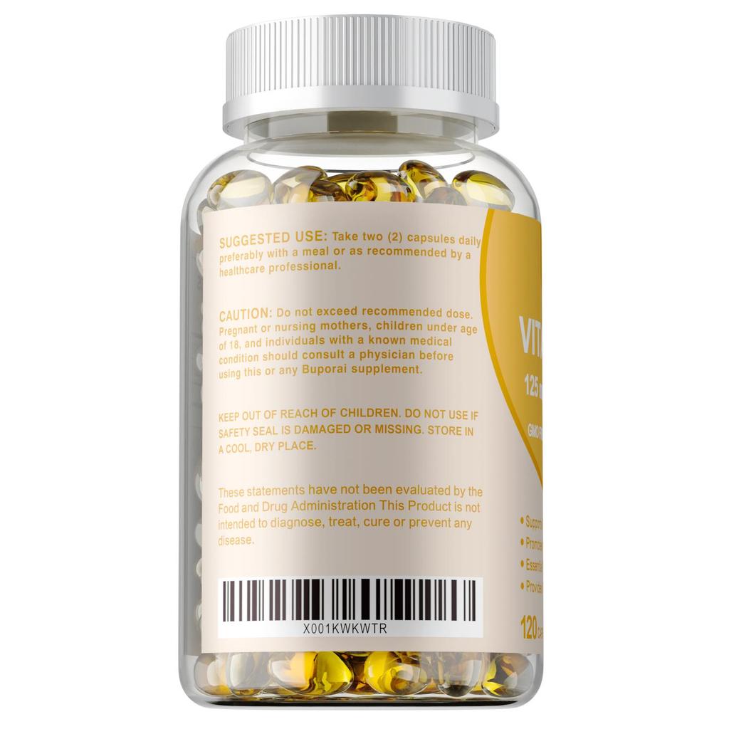 Vegetarisches Vitamin D3 + K2 - Bio D3 5000 IE + Klinisch geprüftes Vitamin K2 100 mcg - Knochenunterstützung