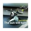 Solarbetriebenes Rotierendes Flugzeug, Dekorative Ornamente, Luftreiniger, Geschenk für Flugzeugliebhaber, Heim- und Schreibtischzubehör, Schwarz