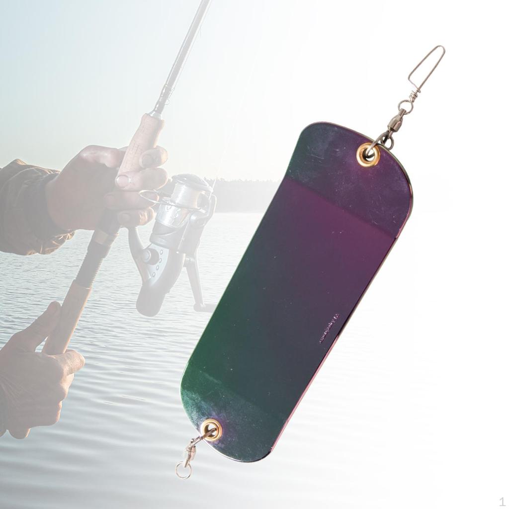 Angeln Tauchen Bord Flasher Bequem Taucher Platte Fisch Zieht Lampe Trolling Köder für