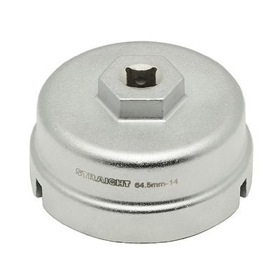 STRAIGHT 12-8230 Filter Wrench for Cartridge Type, 2.5 - 0.5 Inches (64.5 - 14 Cm), 6 Cutouts