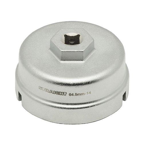 STRAIGHT 12-8230 Filter Wrench for Cartridge Type, 2.5 - 0.5 inches (64.5 - 14 cm), 6 Cutouts