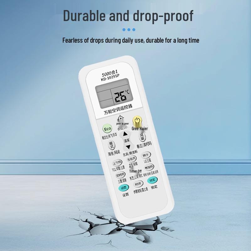 

Универсальный пульт дистанционного управления для умного кондиционера с Qi Economy Universal A/C 1 pc (no backlight)