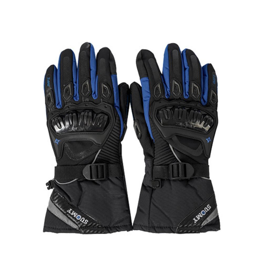 Gloves for Men Touch Screens Motorcycles Gloves with Hard Knuckle for Outdoor Sports Cycling Full Finger Gloves