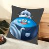 D-Dragon Quest Rocket Slime Cushion Cover Soft Short Plush Pillow Cover Smooth Cozy Texture Aesthetic Cushion Case Home Decor