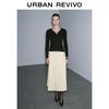 UR 2026 Women's Elegant Twisted Midi Skirt