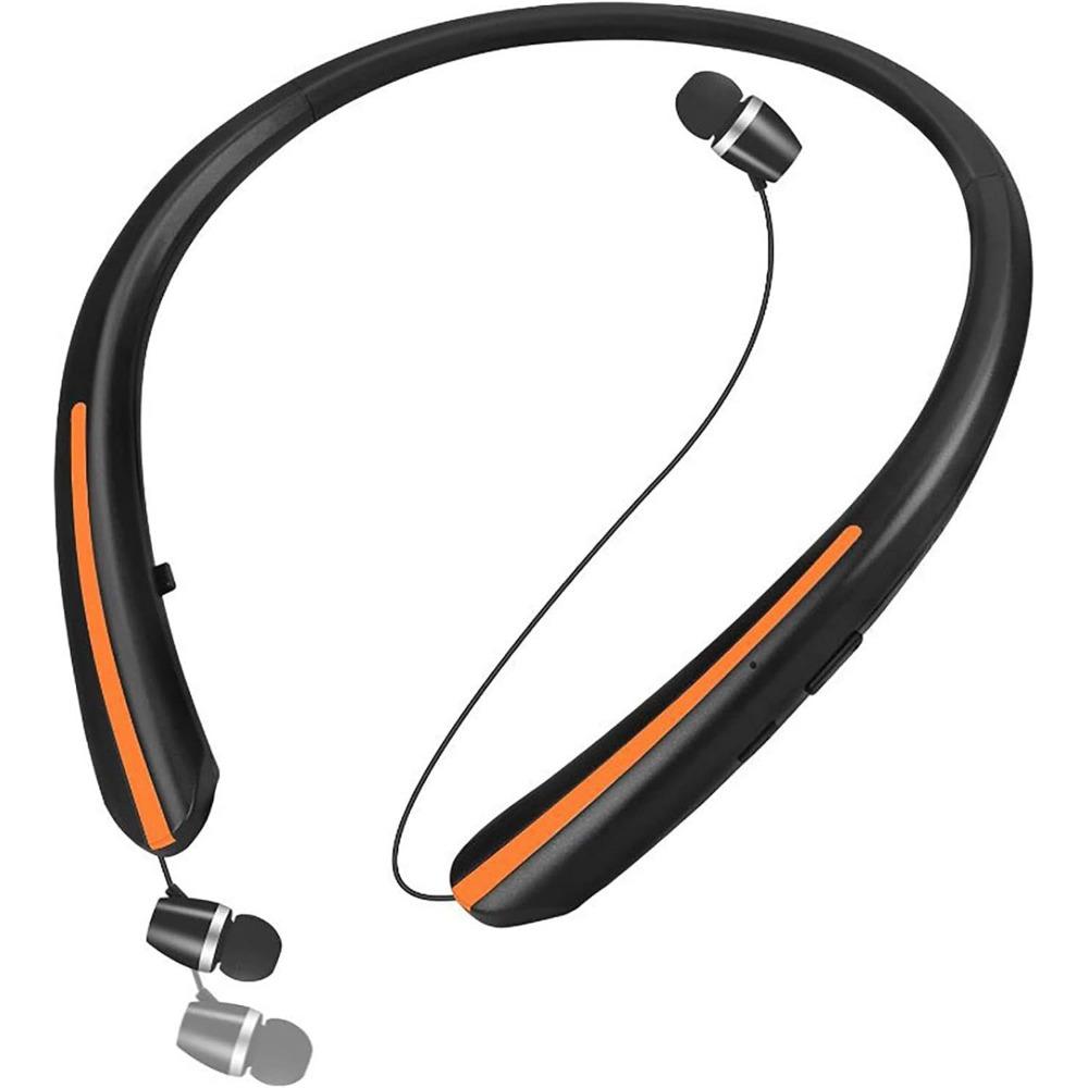 Waterproof Bluetooth Earbuds Noise Cancelling In Ear Headphones Neckband Wireless Earphone Commute